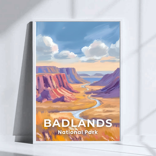 Badlands National Park Art Print