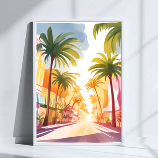 Miami Beach Art Print