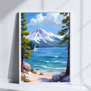 Sand Harbor Lake Tahoe Art Print